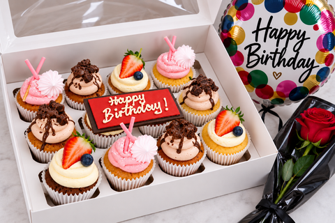 Same-Day Cakes: Birthday Cupcakes Combo