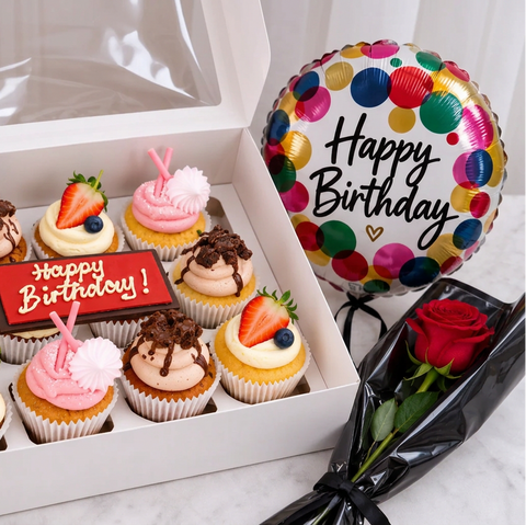 Same-Day Cakes: Birthday Cupcakes Combo