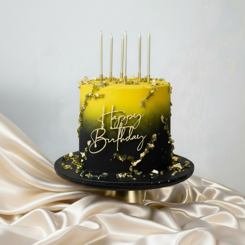 Gems Sprayed Cake
