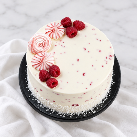 Raspberry & Coconut Cake