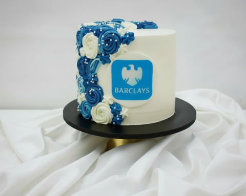 Ombré Logo Cake