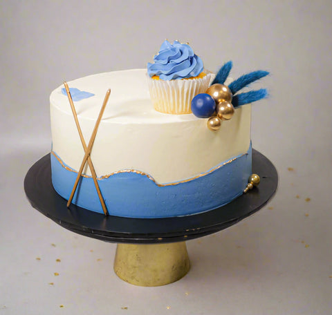Cool Blue Cake
