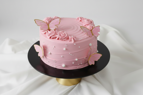 Butterfly Pearl Cake