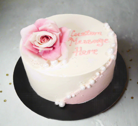 Pink Rose Cake