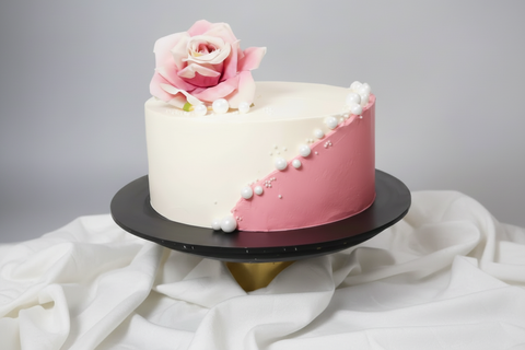 Pink Rose Cake