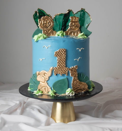 Jungle Animal Themed Cakes