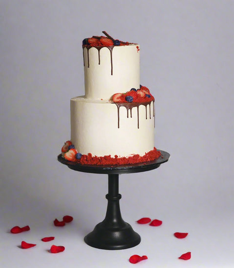 2 Tier Red Velvet Cake