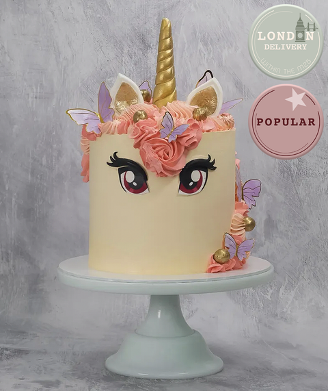 Butterfly Unicorn Themed Cake