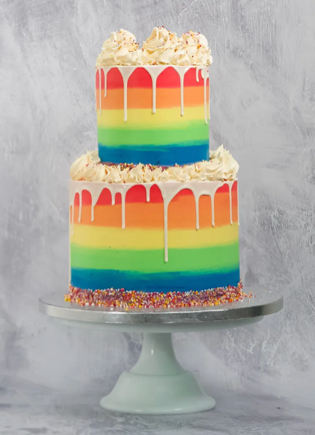 Double Rainbow Cake