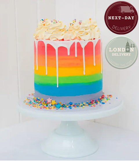 Double Rainbow Cake