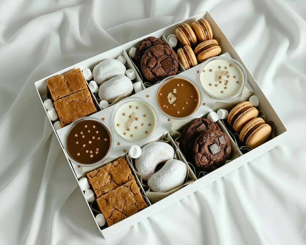 Choco Caramel Dipping Box – Freddie's CakeShop