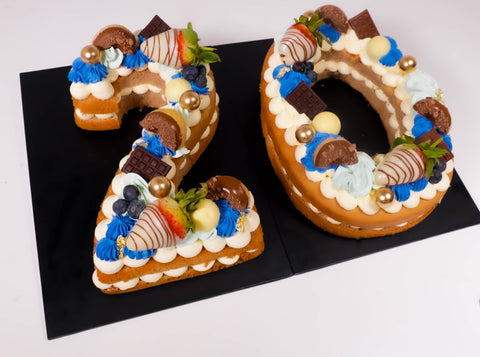 Double Digit Number Cake