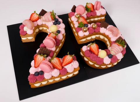 Double Digit Number Cake