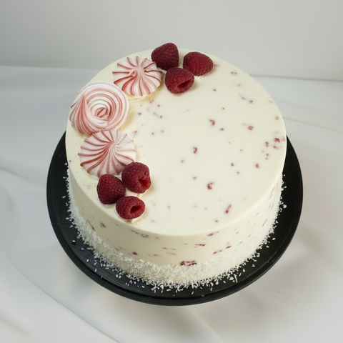 Raspberry & Coconut Cake