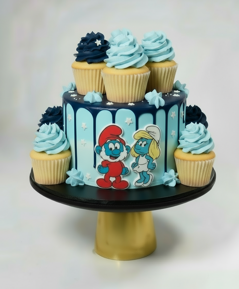 Fun Size Cake (Blue Characters)