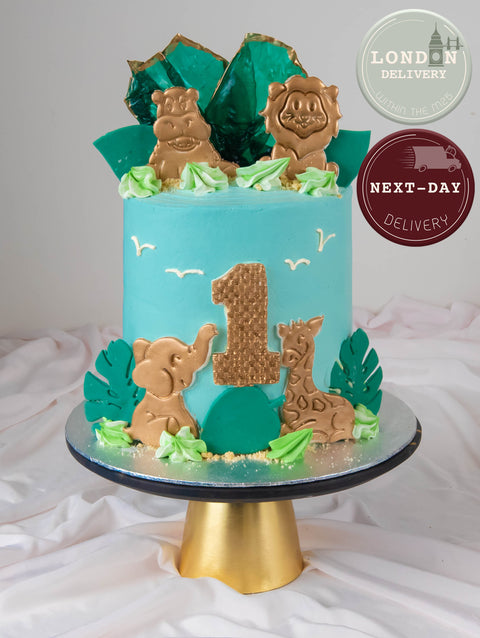 Jungle Animal Themed Cakes