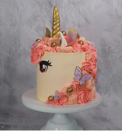 Butterfly Unicorn Themed Cake